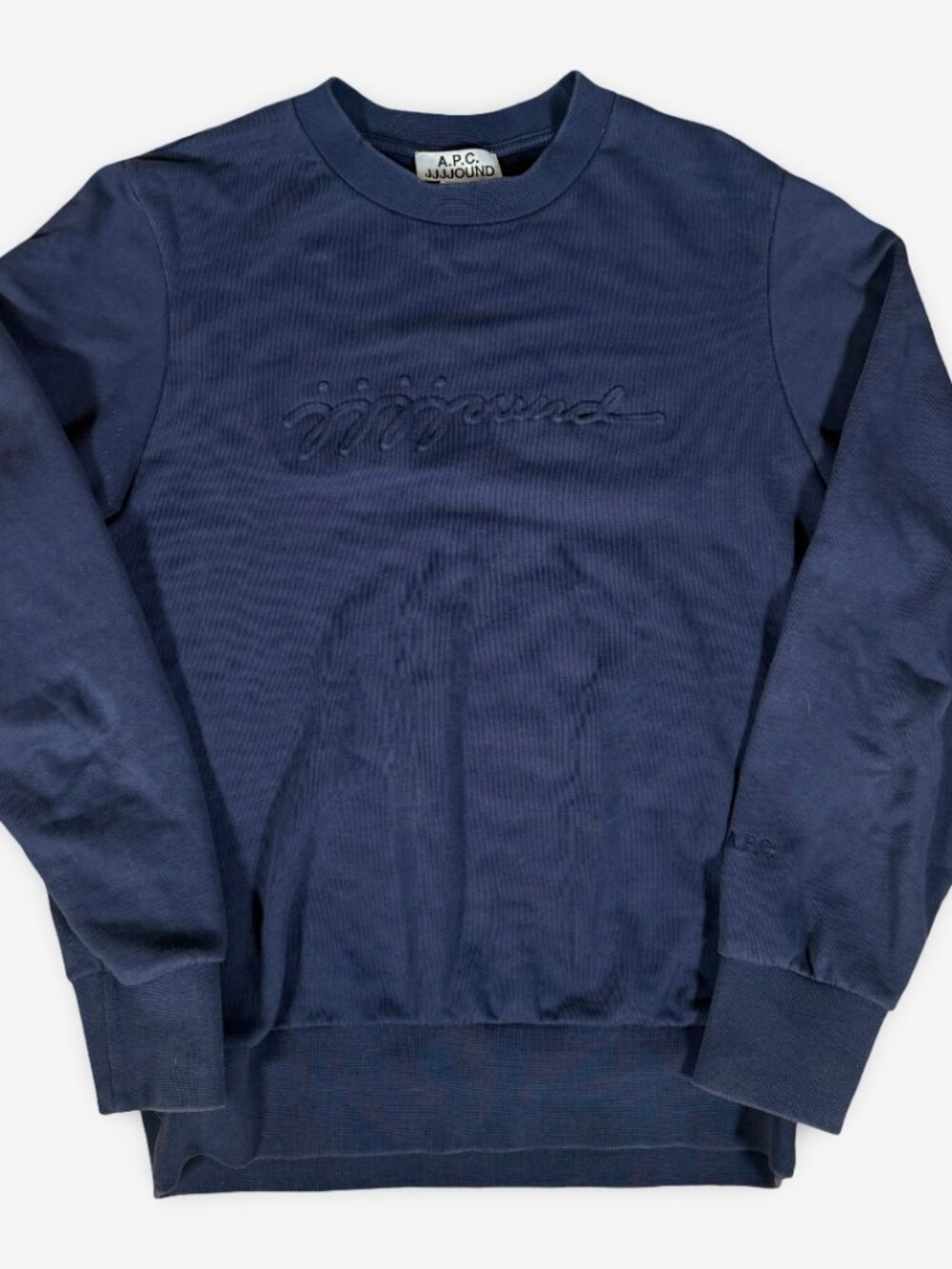 A.P.C. X JJJJound Justin Dark Navy Sweatshirt